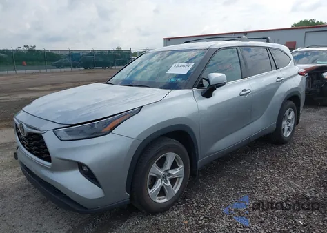 2022 Toyota Highlander Le from USA, damaged, VIN 5TDBZRBH9NS257992